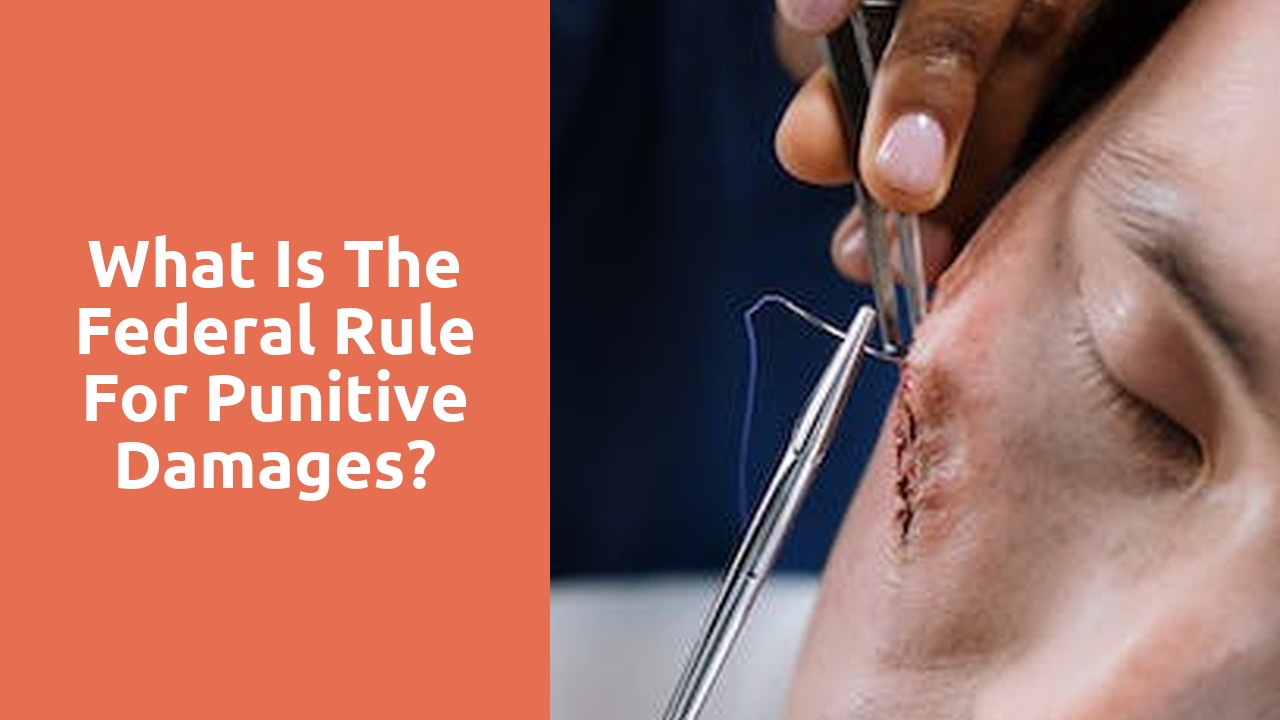 What is the federal rule for punitive damages?