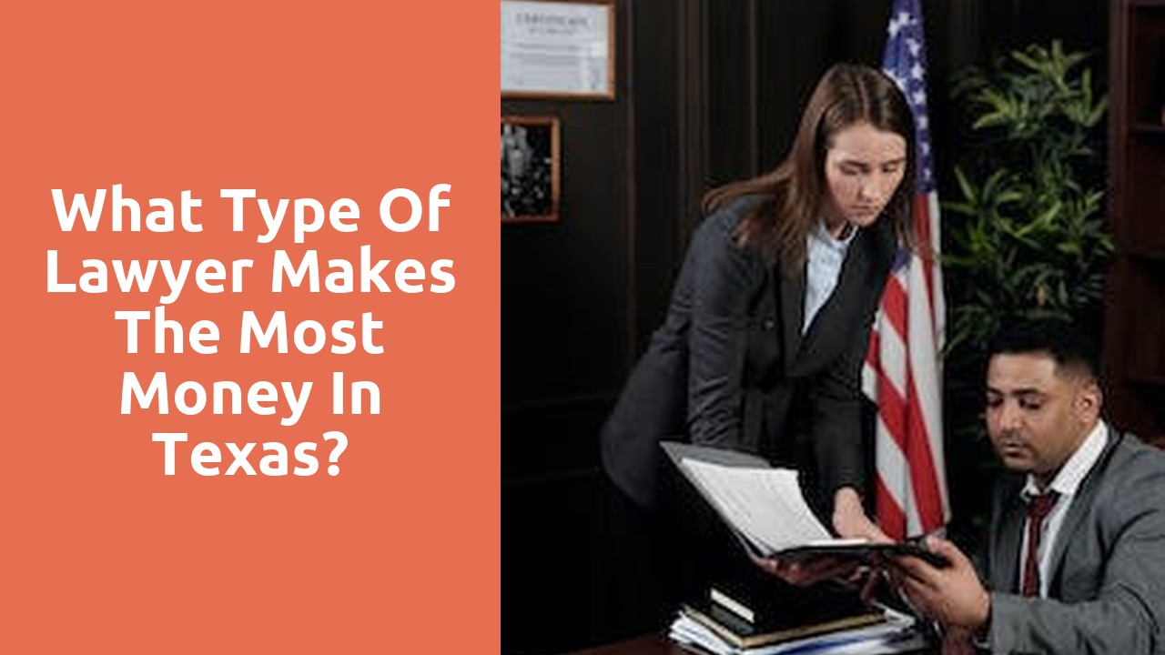 What type of lawyer makes the most money in Texas?