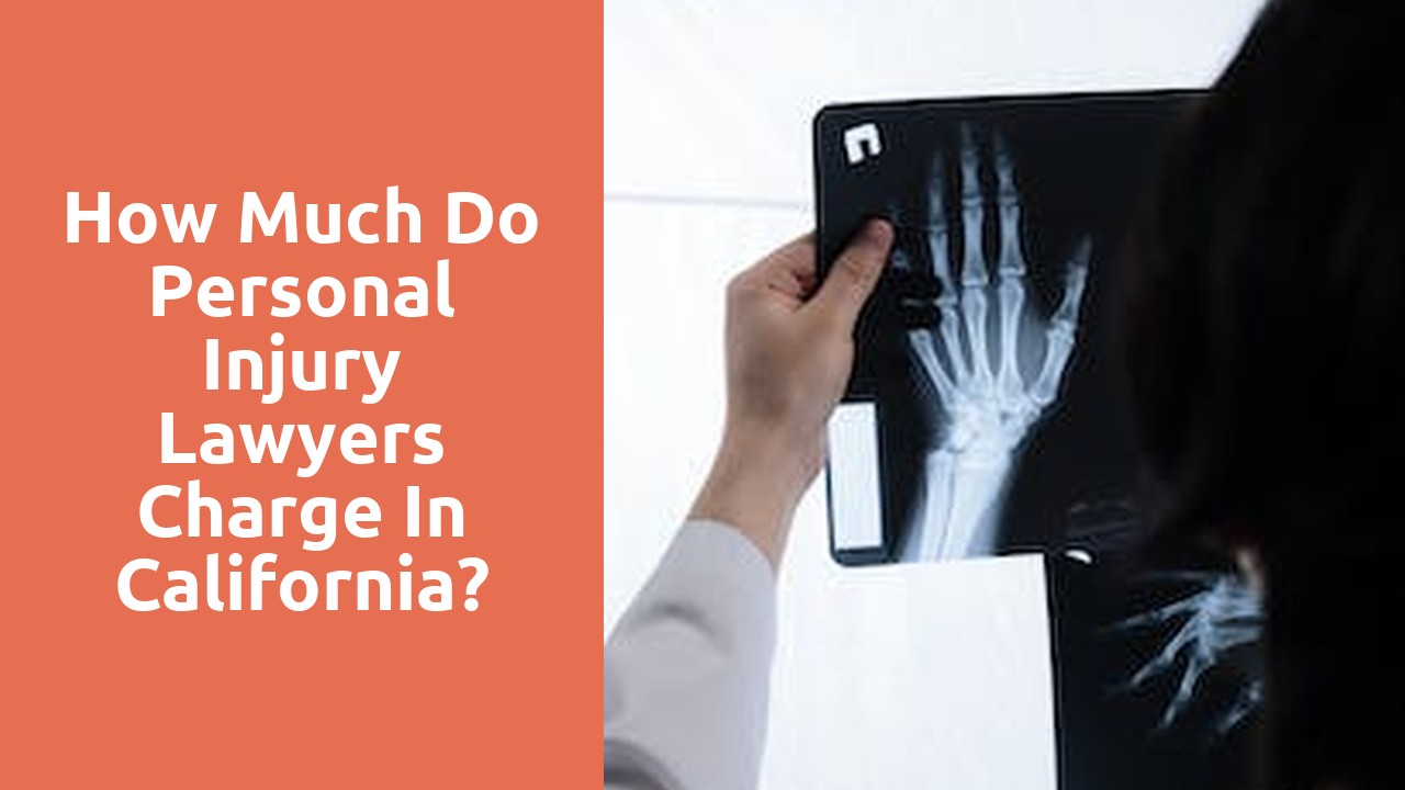 How much do personal injury lawyers charge in California?